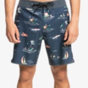 Quiksilver Surfsilk Mystic Sessions 19” Boardshorts Sixe 25' /10